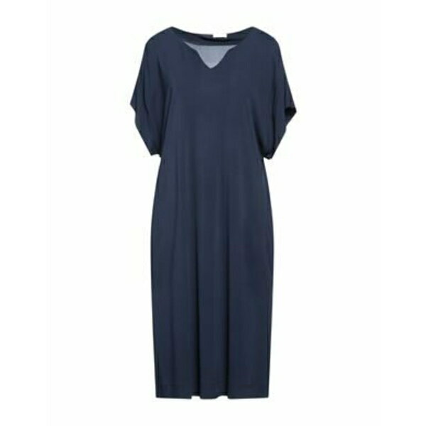 【送料無料】 ロッソピューロ レディース ワンピース トップス Midi dresses Blue