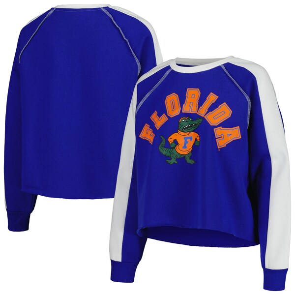 ǥ ǥ ѡåȥ  Florida Gators Gameday Couture Women's Blindside Raglan?Cropped Pullover Sweatshirt Royal