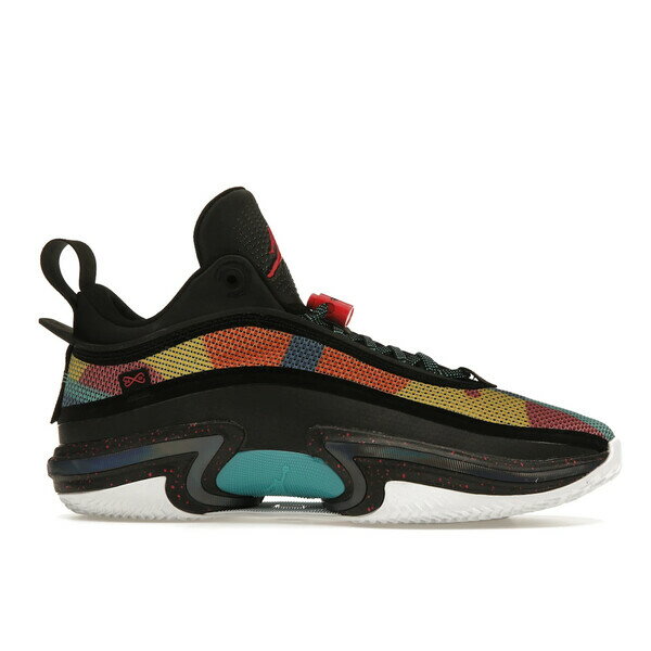 Jordan ジョーダン メンズ スニーカー 【Jordan 36 Low Black Multi-Color】 サイズ US_8.5(26.5cm) Black/Washed Teal/Vivid Sulfur/Rush Pink