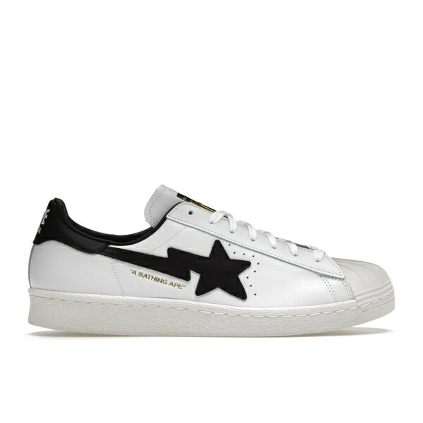 adidas アディダス メンズ スニーカー 【adidas Superstar 80s Bape White Black】 サイズ US_11.5(29.5cm) White/Black/White