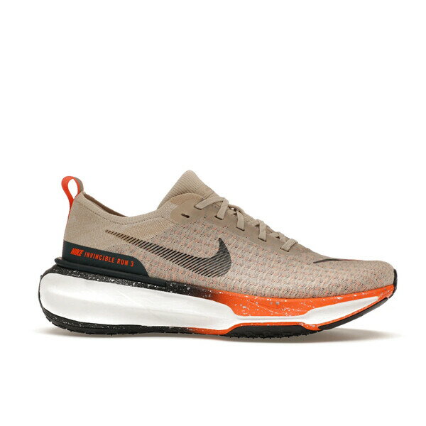 Nike ナイキ メンズ スニーカー 【Nike ZoomX Invincible Run 3 Oatmeal Safety Orange】 サイズ US_12(30.0cm) Oatmeal/Safety Orange/Total Orange/Black