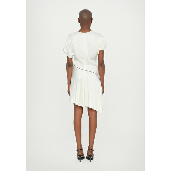ヴィクトリア ベッカム レディース ワンピース トップス DRAPED PLEAT DETAIL MINI DRESS - Cocktail dress / Party dress - off white
