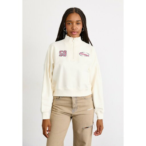 エレッセ レディース パーカー・スウェットシャツ アウター CONSTANTA 1/4 ZIP - Sweatshirt - off white エレッセ レディース パーカー・スウェットシャツ アウター CONSTANTA 1/4 ZIP - Sweatshirt - off white