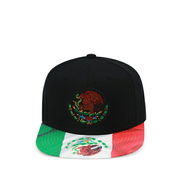 海外俱乐部（德国） - ミッチェル&ネス メンズ 帽子 アクセサリー Branded flag 2-tone snapback cap Black