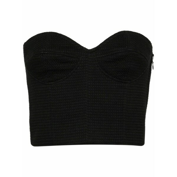 Other - フォルテ フォルテ レディース カットソー トップス Sweetheart cropped top Black