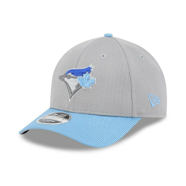 ニューエラ メンズ 帽子 アクセサリー Toronto Blue Jays New Era 2025 Batting Practice 9FORTY MCrown Adjustable Hat Gray/Powder Blue