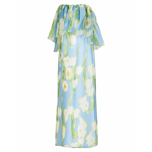 【送料無料】 キャロライナヘレラ レディース ワンピース トップス Maxi dresses Sky blue