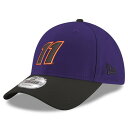 ニューエラ メンズ 帽子 アクセサリー Denny Hamlin New Era 9FORTY Snapback Adjustable Hat Purple/Black