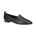 ベラヴィータ レディース サンダル シューズ Women's Alessi Perf Pointed Toe Flats Black Leather