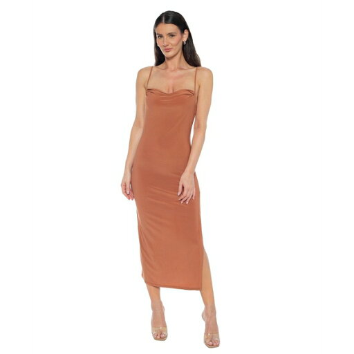 ベベ レディース ワンピース トップス Women's Maxi Cowl Jersey Dress Copper ベベ レディース ワンピース トップス Women's Maxi Cowl Jersey Dress Copper