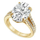 バッジェリーミシュカ レディース リング アクセサリー IGI Certified Lab Grown Diamond Oval Engagement Ring...