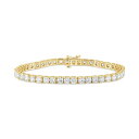 バッジェリーミシュカ レディース ブレスレット・バングル・アンクレット アクセサリー Lab Grown Diamond Tennis Bracelet (10...