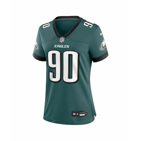 ナイキ メンズ シャツ トップス Women's Dallas Goedert White Philadelphia Eagles Game Jersey Green