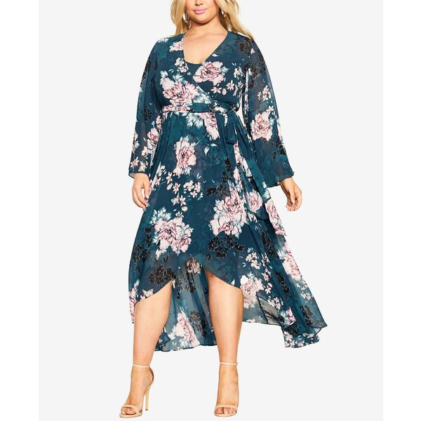 シティーシック レディース ワンピース トップス Women's Jade Blossom Maxi Dress Jade Blossom