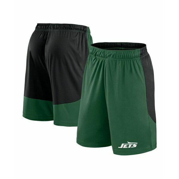 ファナティクス メンズ カジュアルパンツ ボトムス Men's Green/Black New York Jets Launch Shorts Green, Black(4)