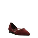 シュッツ レディース サンダル シューズ Women's Rue Buckle Pointed Toe Flats Red(4)