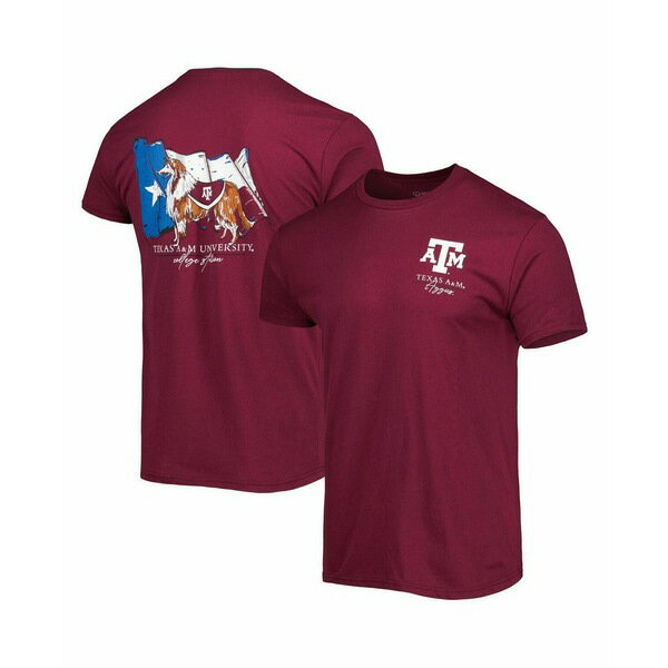 ᡼   ȥåץ Men's Maroon Texas A&M Aggies Hyperlocal Team T-sh...