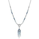ルヴァン レディース ネックレス・チョーカー・ペンダントトップ アクセサリー Denim Ombr Sapphire (7-1/20 ct. t.w.) & W...