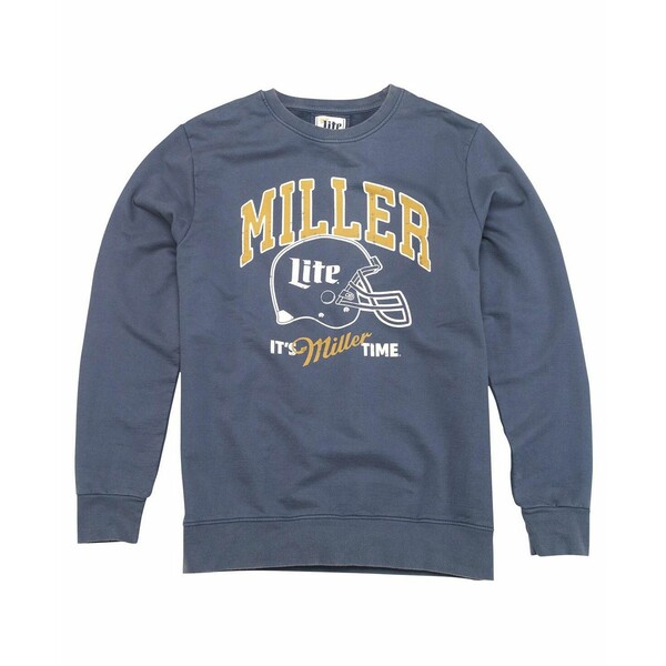 アメリカンニードル メンズ パーカー・スウェットシャツ アウター Men's Navy Miller Lite Sunday Flee..