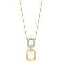 エフィー コレクション レディース ネックレス・チョーカー・ペンダントトップ アクセサリー EFFY Diamond & Polished Octagon Li...