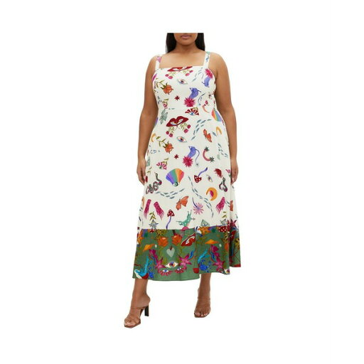 シティーシック レディース ワンピース トップス Plus Size Annabel Print Maxi Dress Dreamscape placement シティーシック レディース ワンピース トップス Plus Size Annabel Print Maxi Dress Dreamscape placement