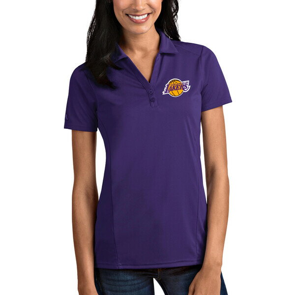 ƥ ǥ ݥ ȥåץ Los Angeles Lakers Antigua Women's Tribute Polo Purple