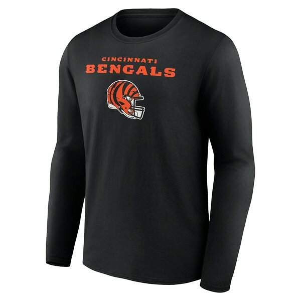 եʥƥ  T ȥåץ Cam TaylorBritt Cincinnati Bengals Fanatics Branded Team Wordmark Player Name &Number Long Sleeve TShirt Black