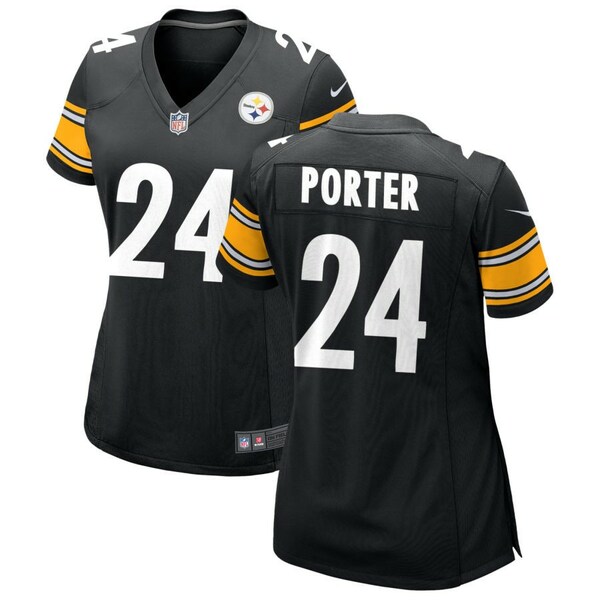 ʥ ǥ ˥ե ȥåץ Pittsburgh Steelers Nike Women's Custom Game Jersey Black