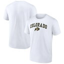 【送料無料】 ファナティクス メンズ Tシャツ トップス Colorado Buffaloes Fanatics Branded Campus TShirt White