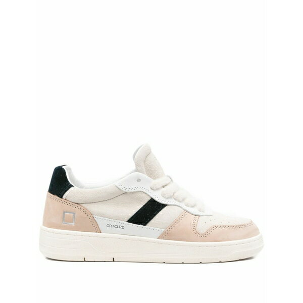 デイト レディース スニーカー シューズ Suede-panelled sneakers Pink