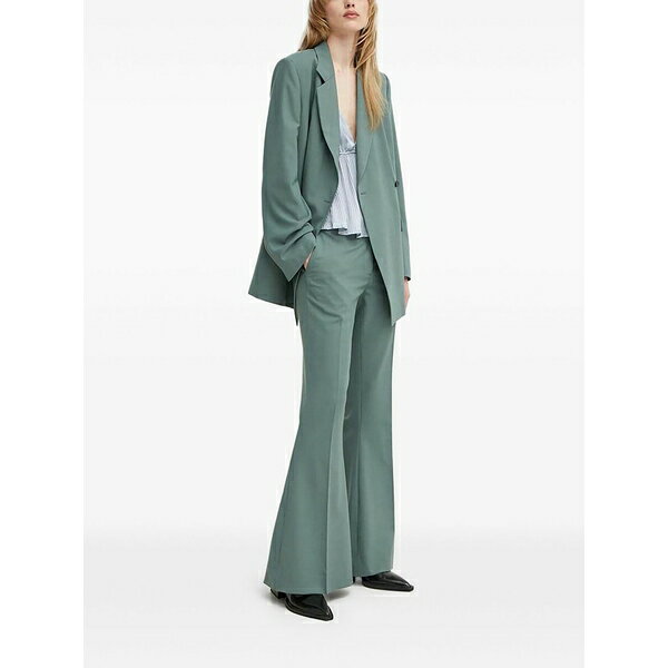 タイガー オブ スウェーデン レディース カジュアルパンツ ボトムス Veira flared pocket-detail trousers Green