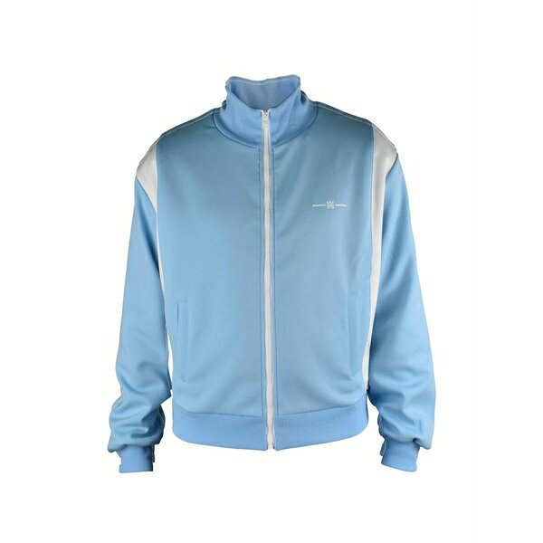 アミリ メンズ ジャケット＆ブルゾン アウター Panelled track jacket Blue