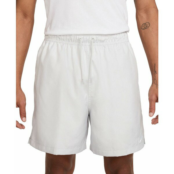 ナイキ メンズ カジュアルパンツ ボトムス Men's Club Flow Relaxed-Fit 6" Drawstring Shorts Photon ..