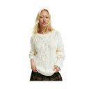 コットンオン レディース ニット&セーター アウター Women's Oversized Cable Sweater White