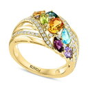 エフィー コレクション メンズ リング アクセサリー EFFY Multi-Gemstone (1-3/4 ct.t.w.) & Diamond (1/4 ct...
