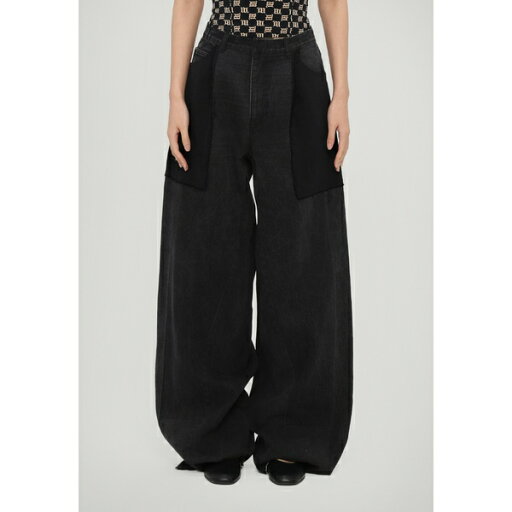 クセニア シュナイダー レディース デニムパンツ ボトムス REWORKED WITH CONTRAST POCKETS - Relaxed fit jeans - grey クセニア シュナイダー レディース デニムパンツ ボトムス REWORKED WITH CONTRAST POCKETS - Relaxed fit jeans - grey