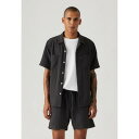リーバイス メンズ サンダル シューズ THE STANDARD CAMP SHIRT - Shirt - dark phantom