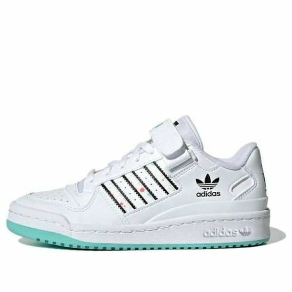 adidas アディダス メンズ スニーカー 【adidas originals Forum Low J x Kevin Lyon 'White Black Blue' H01440】 サイズ US_M_3.5