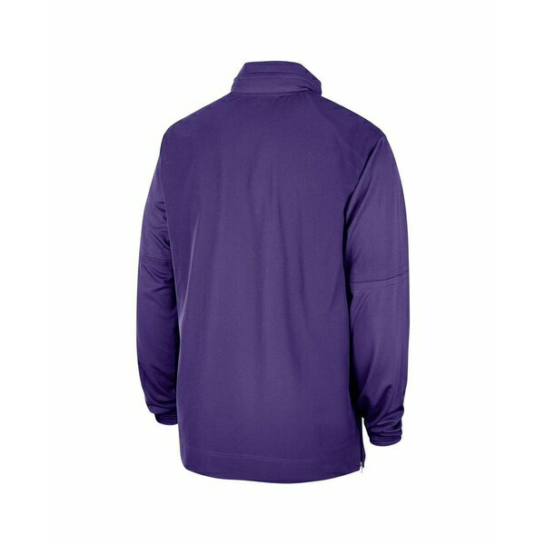 コーチ ナイキ レディース ジャケット＆ブルゾン アウター Men's Purple LSU Tigers 2023 Coach Half-Zip Hooded Jacket Purple