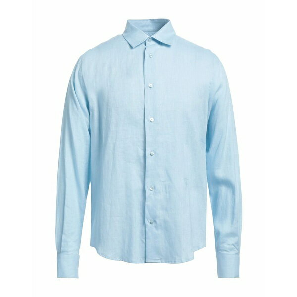 【送料無料】 トラサルディ メンズ シャツ トップス Shirts Sky blue