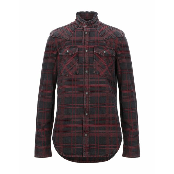 ̵ Хޥ   ȥåץ Denim shirts Red