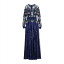 【送料無料】 エリー サーブ レディース ワンピース トップス Maxi dresses Blue