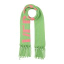 ヴェルサーチ マフラー 【送料無料】 ヴェルサーチ レディース マフラー・ストール・スカーフ アクセサリー Scarves Green