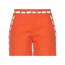 モスキーノ レディース カジュアルパンツ ボトムス Shorts & Bermuda Shorts Orange