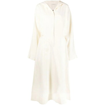 ザロウ レディース ワンピース トップス Cynthia パーカードレス Ivory White Linen