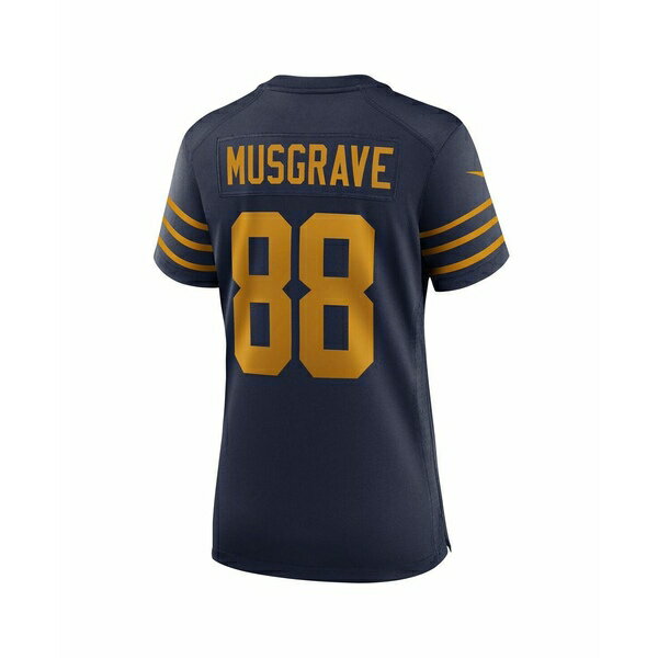 ナイキ レディース カットソー トップス Women's Luke Musgrave Navy Green Bay Packers The 1923 Classic Game Jersey Navy