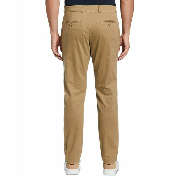 ペリーエリス メンズ カジュアルパンツ ボトムス Men's Slim Fit Cotton Dress Pant Brown