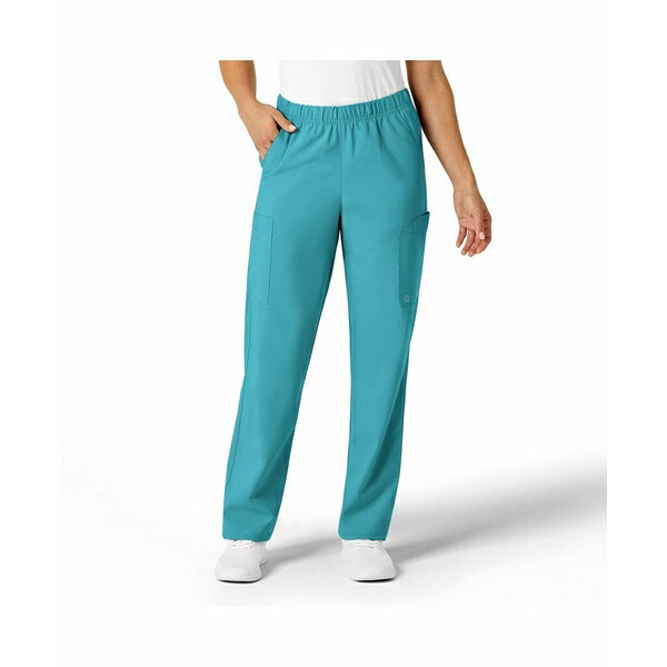 ウィンク レディース カジュアルパンツ ボトムス Women's W123 Unisex Multi-Cargo Scrub Pant Teal blue