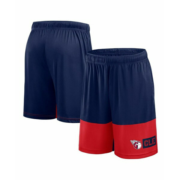 ファナティクス メンズ カジュアルパンツ ボトムス Men's Navy Cleveland Guardians Best of the Best Shorts Navy