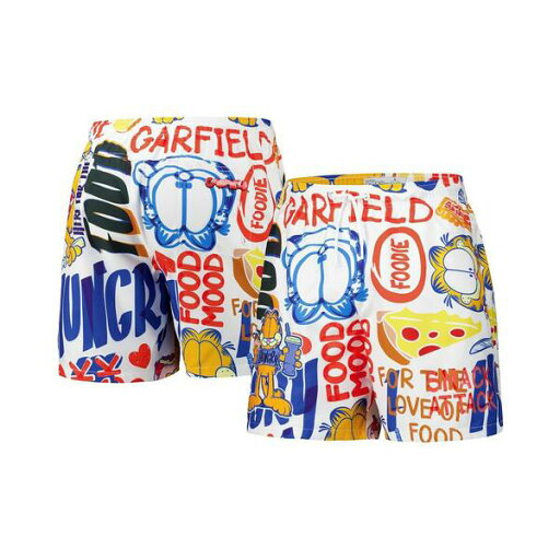 フリーズ マックス メンズ カジュアルパンツ ボトムス Men's White Garfield Foodie Shorts White フリーズ マックス メンズ カジュアルパンツ ボトムス Men's White Garfield Foodie Shorts White